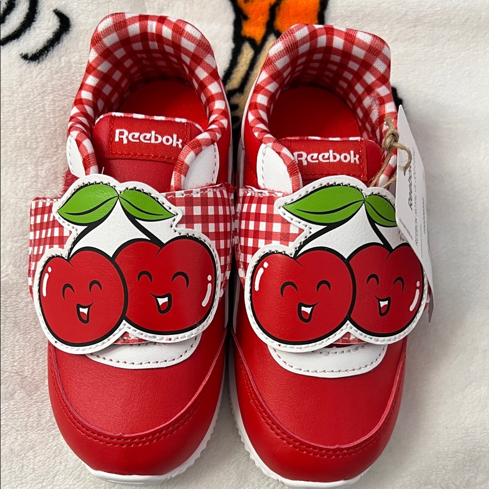 NWT never worn Reebok Kids Red Cherry Sneakers